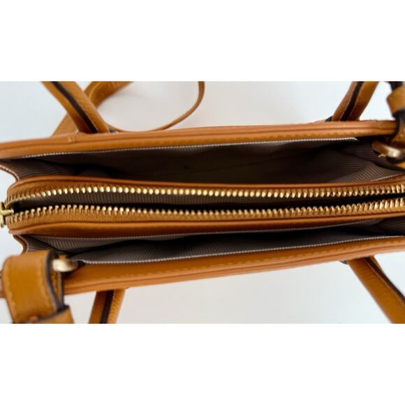 Radley London Liverpool Street Satchel Zip-Top Multiway Bag Orange - Picture 6 of 7